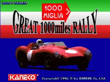 Great 1000 Miles Rally (Evolution Model)